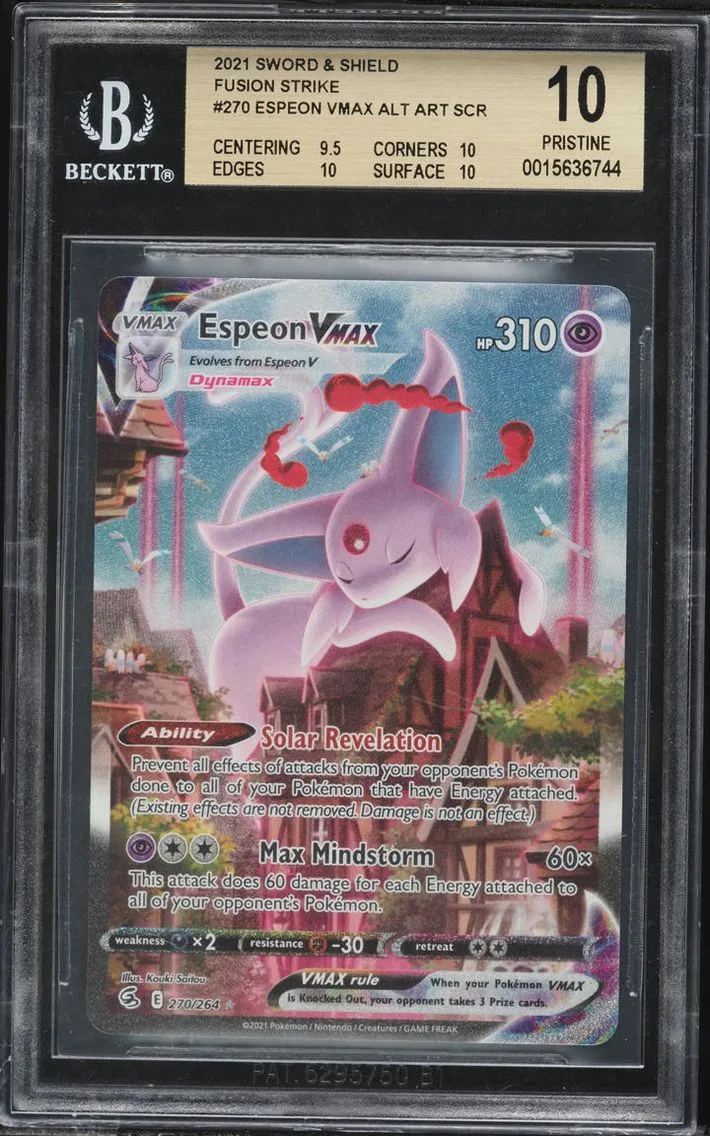 Espeon VMAX Alt Art BGS 10